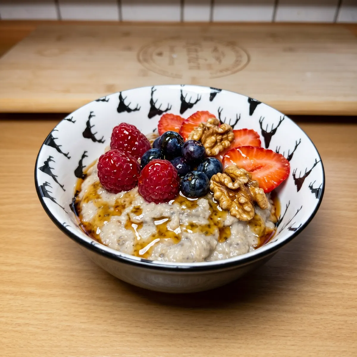 Beeren-Porridge