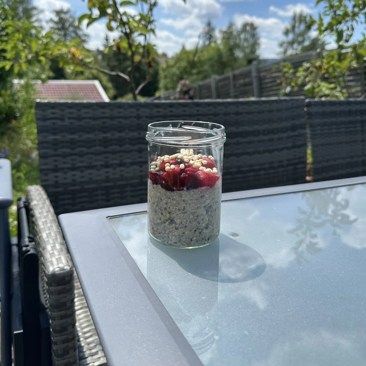 Himbeer-Overnight-Oats