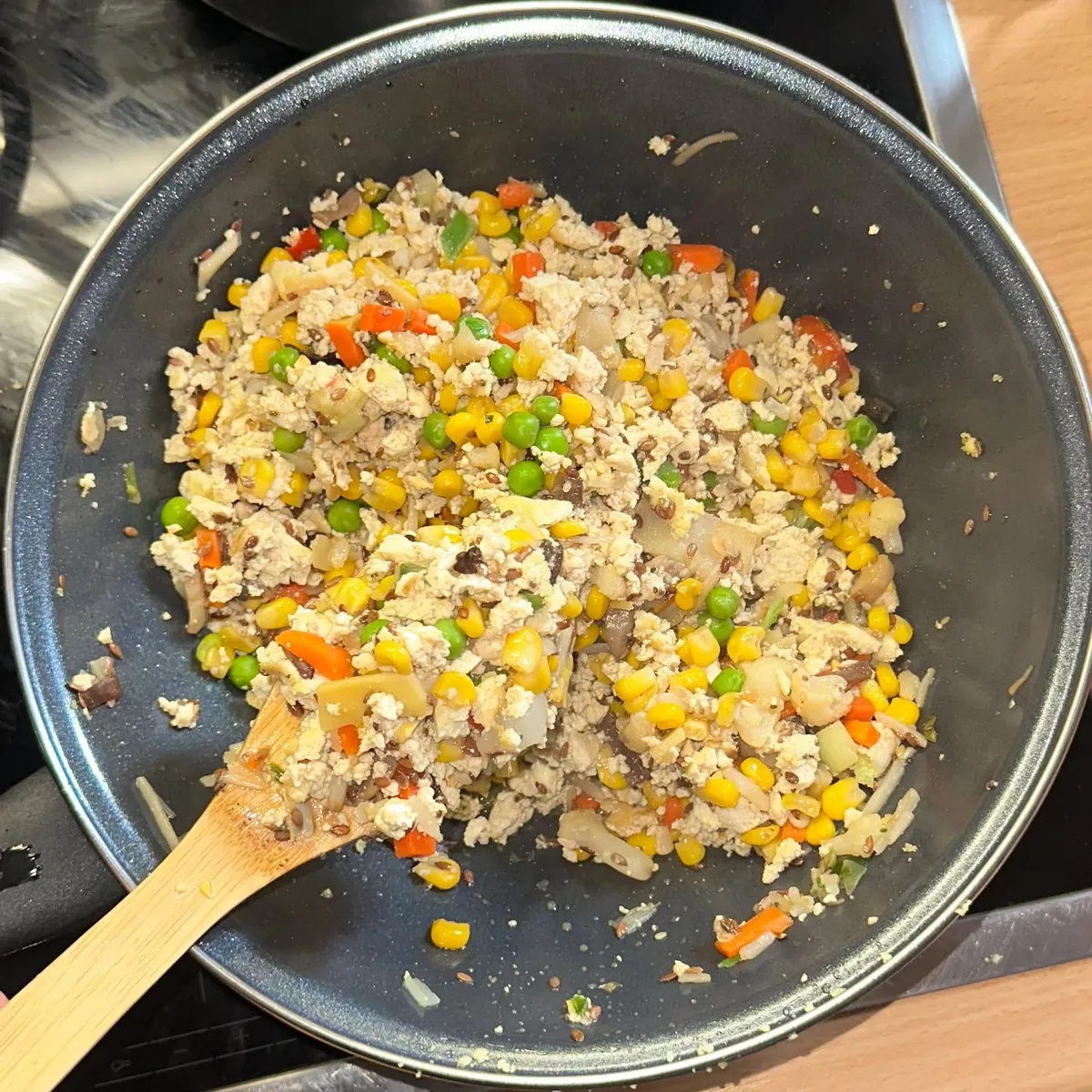 Schnelles Tofu-Gemüse-Abendessen